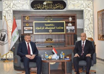 رئيس استئناف كركوك يستقبل وزير الداخلية