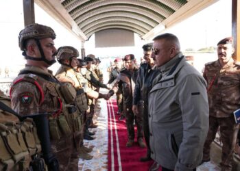 وزير الداخليه يصل إلى قضاء القائم في الأنبار