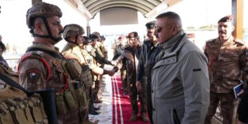 وزير الداخليه يصل إلى قضاء القائم في الأنبار