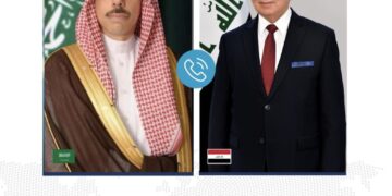 وزير الخارجية يجري اتصالاً هاتفياً مع نظيره السعودي