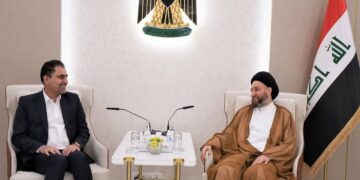 المندلاوي يلتقي الحكيم لبحث الاوضاع السياسية
