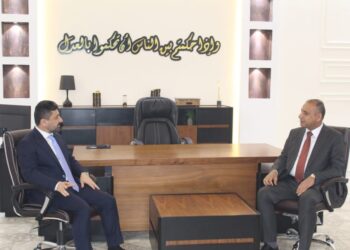 وزير العدل يلتقي رئيس محكمة استئناف الانبار