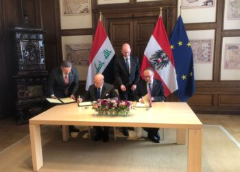 العراق والنمسا يوقعان مذكرة تفاهم في المشاورات السياسية بين البلدين