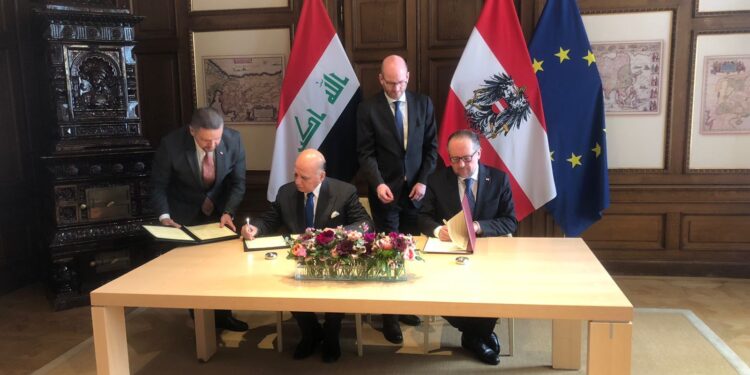 العراق والنمسا يوقعان مذكرة تفاهم في المشاورات السياسية بين البلدين
