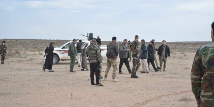 الحشد الشعبي ينفذ عملية أمنية في جزيرة العيث