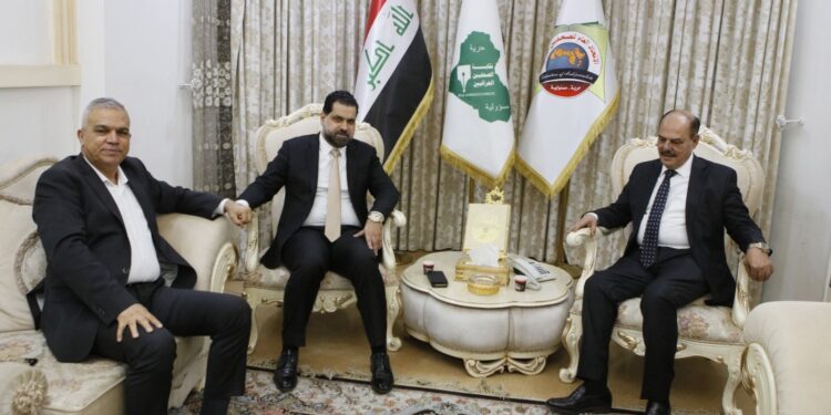 نقيب الصحفيين يستقبـــل مستشار رئيس الوزراء لشؤون التنوع والتعددية و وكيل وزارة الهجرة والمهجرين