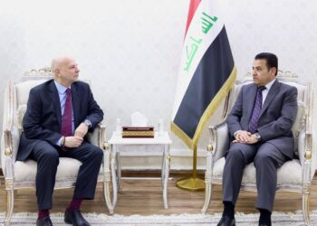 الأعرجي يستقبل نائب الممثل الخاص للأمين العام للأمم المتحدة في العراق