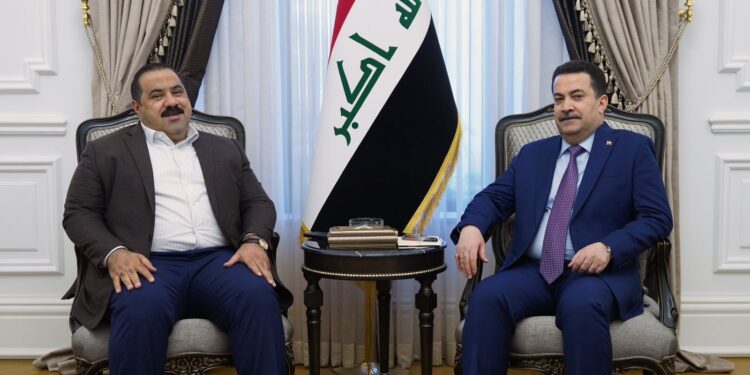 السوداني يستقبل مثنى السامرائي