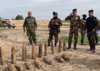 صلاح الدين .. العثور على مضافة بداخلها قذائف