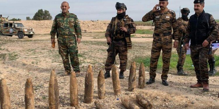 صلاح الدين .. العثور على مضافة بداخلها قذائف