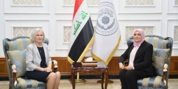 وزيرة المالية تلتقي السفيرة الفنلندية