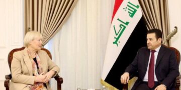 الأعرجي يستقبل السفيرة الالمانية