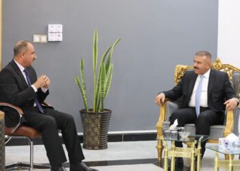 وزير الداخلية  يلتقي رئيس محكمة استئناف بابل
