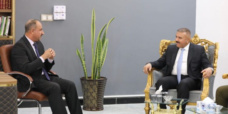 وزير الداخلية  يلتقي رئيس محكمة استئناف بابل