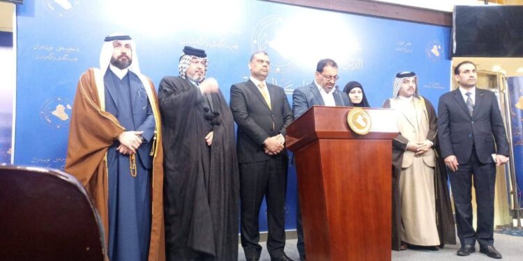 الاعلان عن جمــــع تواقيع 100 نائب لتشريع مقترح قانون خروج القوات الاجنبية