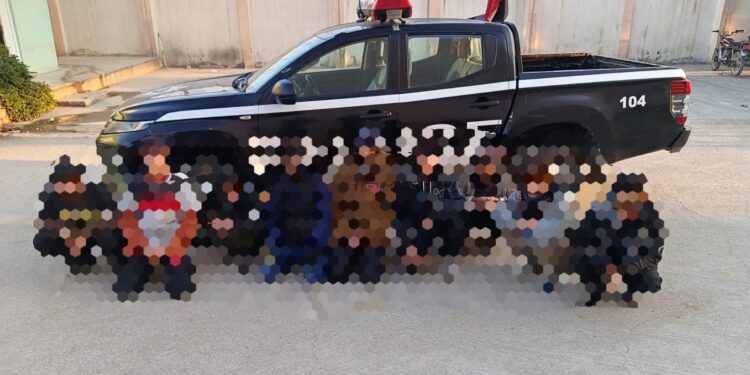 ضبط عشرة افغان في كركوك لغرض تهريبهم إلى بغداد