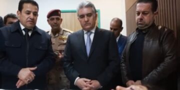 بالفيديو زوجة رجل الأعمال العراقي بشرو تروي تفاصيل   القصف الايراني الذي تعرض على منزلهم