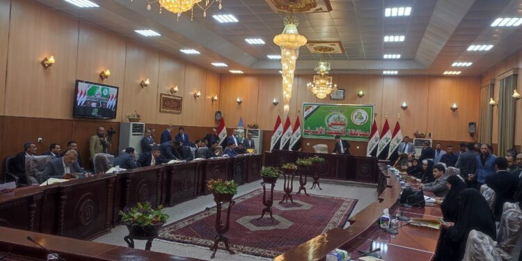 مجلس محافظة النجف يختار رئيسه