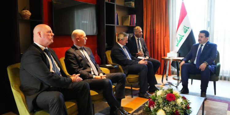 السوداني يلتقي ممثلي شركات هولندية كبرى