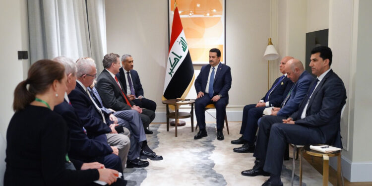 السوداني يلتقي بأعضاء من الكونغرس الأمريكي