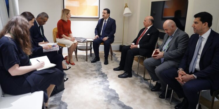 السوداني يلتقي نظيرته الاستونية