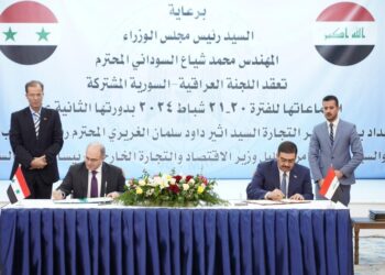 توقيــــع عقد شراكة في العديد من المجالات التجارية والاستثمارية بين (العراق وسوريا)