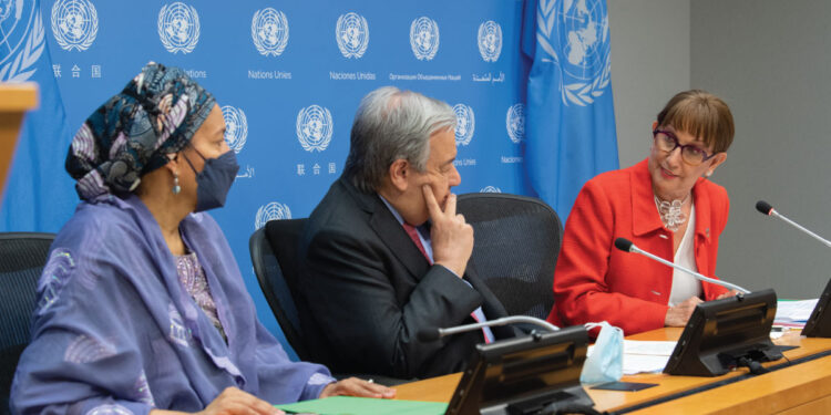 الأمم المتحدة تؤكد مواصـــلة العمل لــ”حـــل أزمة البحر الأحمر”