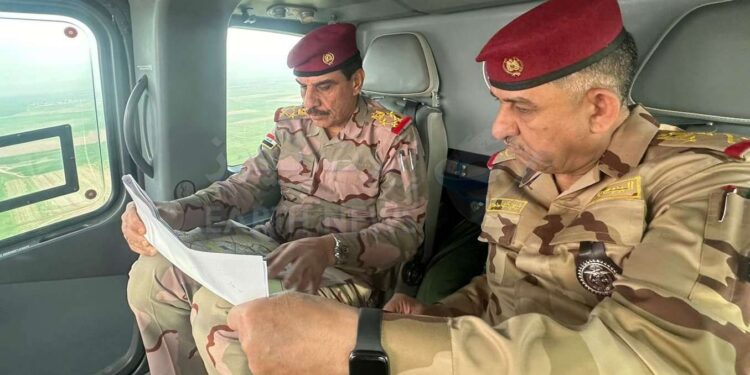 وفد أمني يصل إلى قاطع عمليات كركوك … برئاسة يار الله