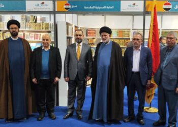 الوكيل الاقدم لوزارة الثقافة  نوفل ابورغيف يشـارك مع عدد من الرموز والشخصيات في فعاليات معرض النجف الدولي للكتاب
