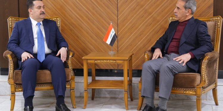 السوداني يلتقي رئيس مجلس القضاء الأعلى