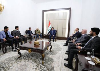 السوداني يستقبل وفد منتخبنا الكروي ويؤكد استمرار الدعم له وللكادر التدريبي