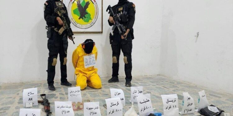 القبض على احد اهم تجار المخدرات في البصرة