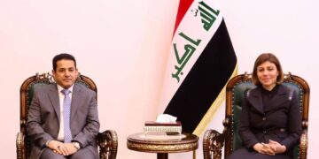 مستشار الأمن القومي يلتقي وزيرة الهجرة والمهجرين
