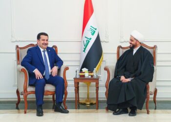 الخزعلي يستقبـل السوداني