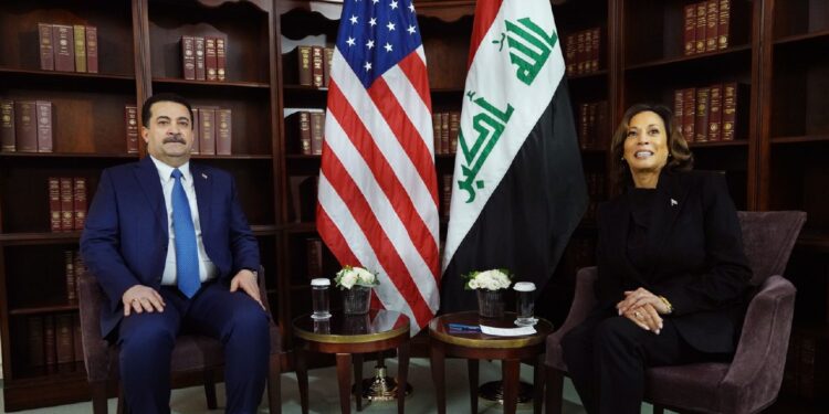 البيت الابيض يكشف تفاصيل لقاء كامالا هاريس بالسوداني في ميونخ