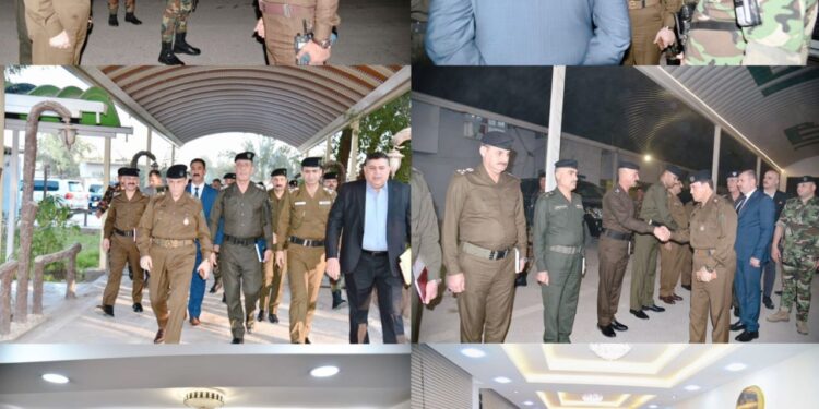 وكيل الوزارة لشؤون الشرطة في بابل لتفقد الواقع الأمني