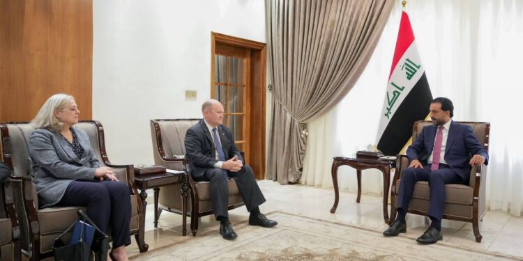 الحلبوسي يستقبل وفدا من الكونغرس الأميركي