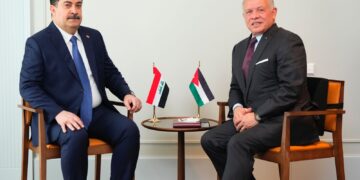 السوداني يلتقي العاهل الأردني