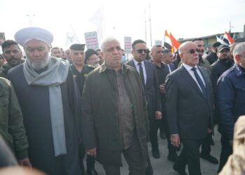 الحشد يُشيِّع ضحايا القصف الامريكي