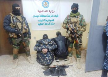 ميسان .. القبض على متّهمين لقيامهما بإطلاق النار على احد اقاربهم