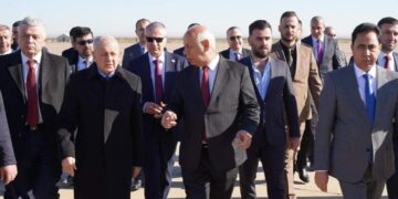 رئيس الجمهورية يصل الى الحضر لافتتاح مهرجانها