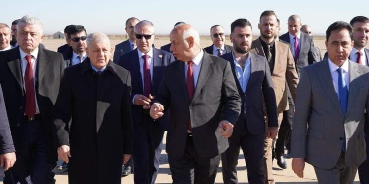 رئيس الجمهورية يصل الى الحضر لافتتاح مهرجانها