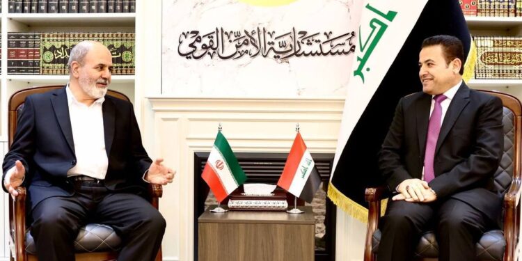 الاعرجي يستقبل أمين المجلس الأعلى للأمن القومي الإيراني