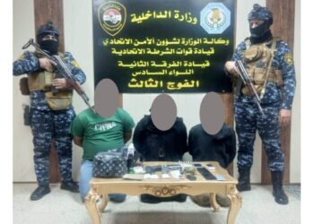 بغداد .. القبض على 3 متهمين بينهم امرأة بتعاطي وترويج المخدرات