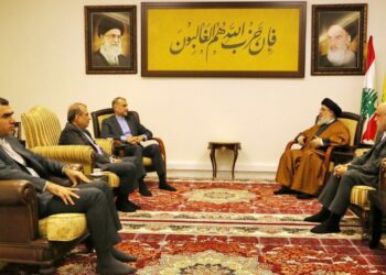 حسن نصر الله يلتقي وزير الخارجية الايراني