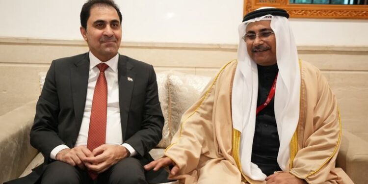 رئيس البرلمان العربي يلتقي المندلاوي