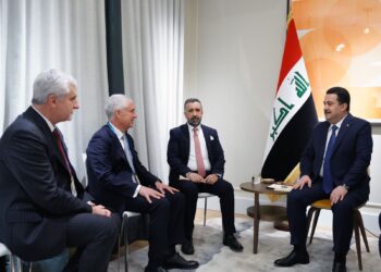 السوداني يستقبل المدير العام لشركة ليوناردو الإيطالية
