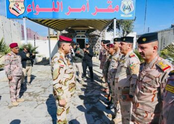 نائب قائد العمليات المشتركة يتفقد الاوضاع الامنية في الطارمية