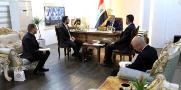 وزير الزراعة يلتقي بوفد السفارة التركية