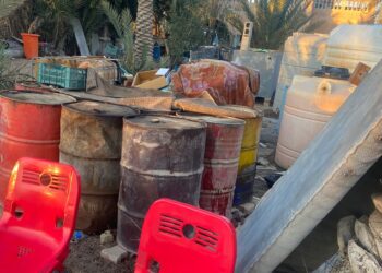 بغداد .. الاعلان عن ضبط وكر معدا لخزن وتهريب المشتقات النفطية